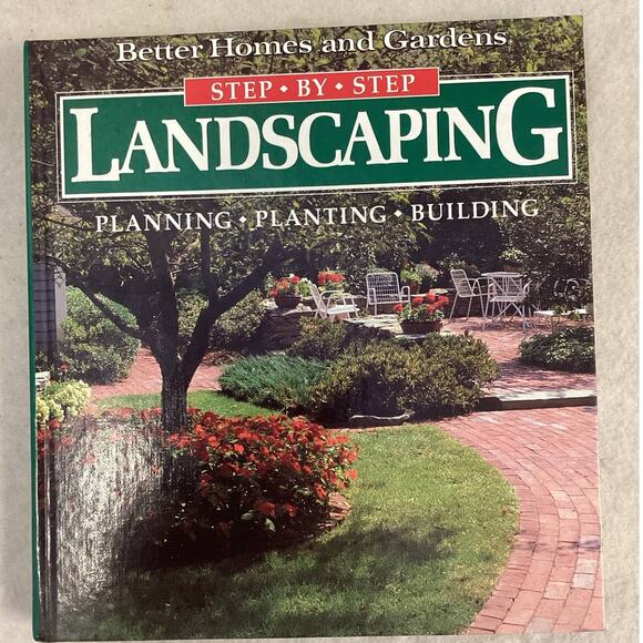 Vintage 1991 Better Homes & Gardens Step by Step Landscaping Hardback Book - Picture 1 of 2